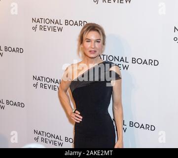 New York, NEW YORK - Januar 8, 2020: Renee Zellweger besucht die 2020 National Board of Review Gala an Cipriani 42nd Street Stockfoto