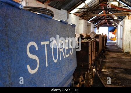 Die Big Pit National Coal Museum, Blaenavon, Wales, Großbritannien Stockfoto