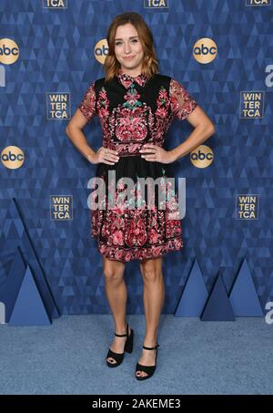 08. Januar 2020 - Pasadena, Kalifornien - Taylor Misiak. ABC Winter TCA 2020 Langham Huntington Hotel statt. (Bild: © Birdie Thompson/AdMedia über ZUMA Draht) Stockfoto