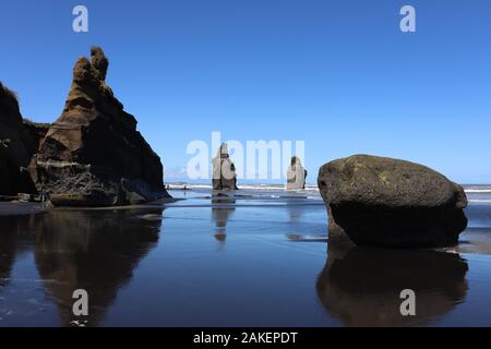 Drei Schwestern Beach, Neuseeland Stockfoto