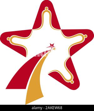 Sterne-logo Stockfoto