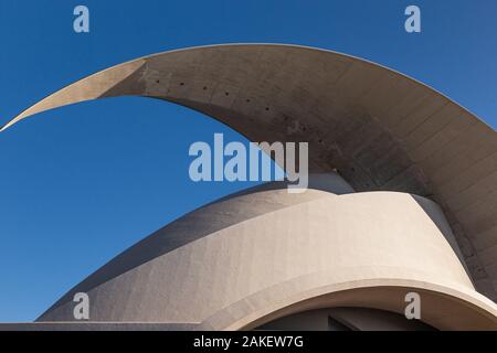 Die berühmte Oper Concert Hall, der Heimat des Orquesta Sinfonica de Tenerife Stockfoto