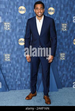 Pasadena, USA. 08 Jan, 2020. PASADENA, LOS ANGELES, Kalifornien, USA - Januar 08: Michael Ealy kommt an ABC des Fernsehens der TCA Winter Press Tour 2020 im Langham Huntington Hotel statt am 8. Januar 2020 in Pasadena, Los Angeles, Kalifornien, Vereinigte Staaten. (Foto von Xavier Collin/Image Press Agency) Quelle: Bild Presse Agentur/Alamy leben Nachrichten Stockfoto