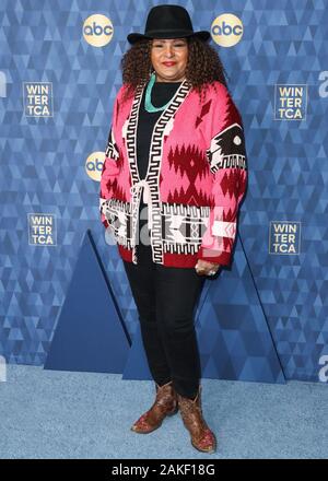 Pasadena, USA. 08 Jan, 2020. PASADENA, LOS ANGELES, Kalifornien, USA - 08. Januar: Pam Grier kommt an ABC des Fernsehens der TCA Winter Press Tour 2020 im Langham Huntington Hotel statt am 8. Januar 2020 in Pasadena, Los Angeles, Kalifornien, Vereinigte Staaten. (Foto von Xavier Collin/Image Press Agency) Quelle: Bild Presse Agentur/Alamy leben Nachrichten Stockfoto