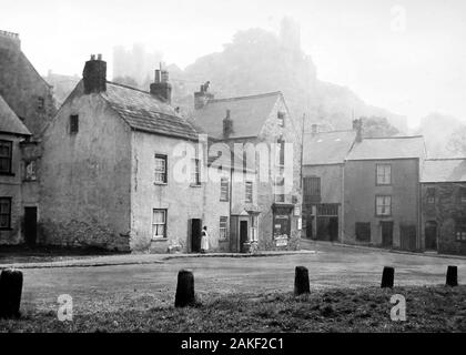 Bargate Grün, Richmond, Yorkshire in den 1940/50 s Stockfoto