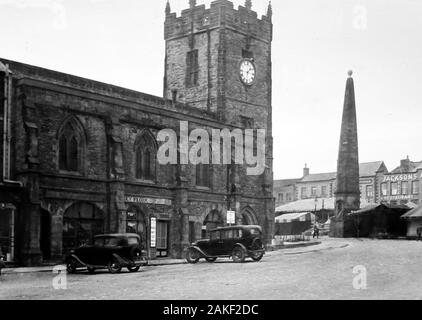 Richmond, Yorkshire in den 1940/50 s Stockfoto