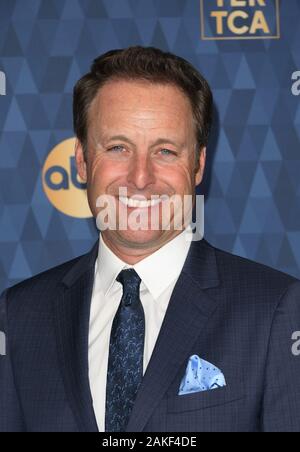 Passadena, Ca. 8 Jan, 2020. Chris Harrison, an das ABC des Fernsehens Winter Presse Tour 2020 im Langham Huntington in Pasadena am 8. Januar 2020. Credit: Faye Sadou/Medien Punch/Alamy leben Nachrichten Stockfoto