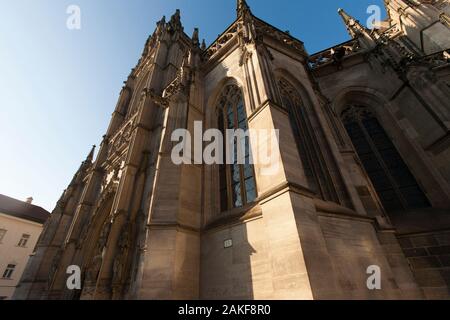 Die Kathedrale St. Elisabeth ist eine beeindruckende Gotik und die größte Kathedrale der Slowakei. Stockfoto