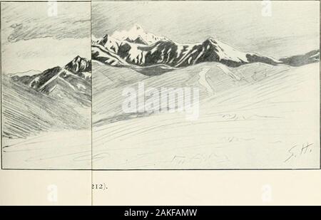 Trans-Himalaya; Entdeckungen und Abenteuer in Tibet. iiini - TSO (5) in der Ferne.. Stockfoto