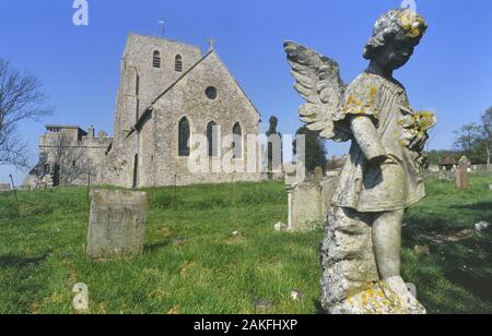 St Stephen's Church, Lympne, Kent, England, Großbritannien Stockfoto