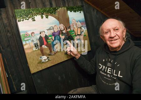 Berlin, Deutschland. 30 Dez, 2019. Peter Meyer, Keyboarder der Puhdys, in einem dpa-Interview. Quelle: Jörg Carstensen/dpa/Alamy leben Nachrichten Stockfoto