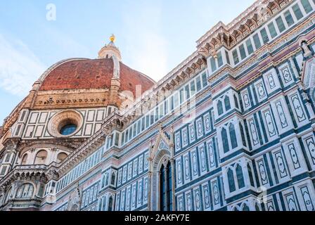 Schönen renaissance Kathedrale Santa Maria del Fiore in Florenz, Italien Stockfoto