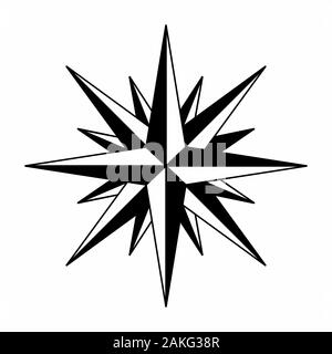 Windrose Symbol Stock Vektor