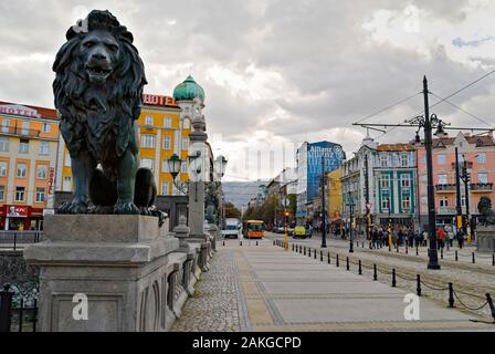 Lion's Bridge, Sofia, Bulgarien Stockfoto