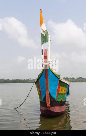 Elfenbeinküste, Grand Lahou district, Grand Lahou, Fischerboot Stockfoto