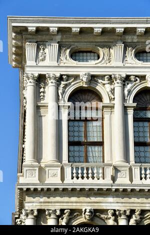 Italien, Veneto, Venedig, ein UNESCO Weltkulturerbe, Stadtteil Dorsoduro, Palast der Ca' Rezzonico, venezianischen 18. Jahrhundert Museum Stockfoto