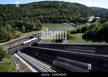 Frankreich, der Marne an Rhein, Mosel, Saint-Louis Arzviller canal, neigen zu planen Stockfoto