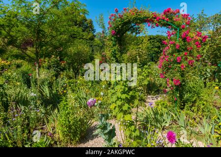 Frankreich, Eure, Giverny, Claude Monets Garten in Giverny in der Normandie Stockfoto