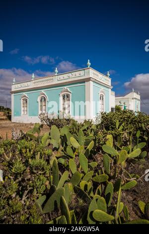 Spanien, Kanarische Inseln, Fuerteventura, Antigua, traditionelle Insel Mansion House Stockfoto