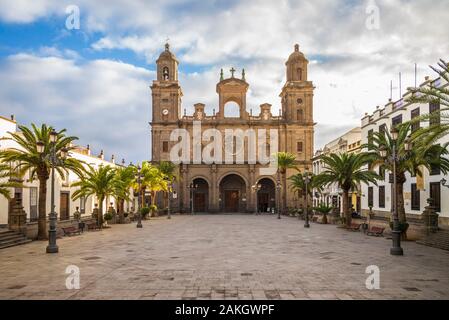 Spanien, Kanarische Inseln, Gran Canaria, Las Palmas de Gran Canaria, Catedral de Santa Ana, außen Stockfoto