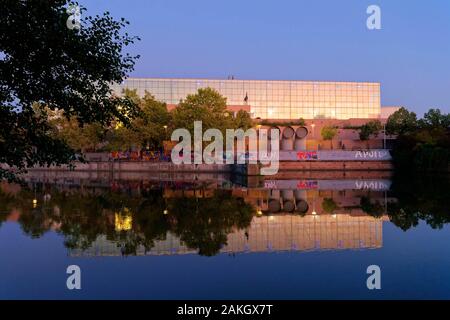 Frankreich, Bas Rhin, Straßburg, Musée d ' Art Moderne et Contemporain de Strasbourg auch genannt MAMCS (Museum für moderne und zeitgenössische Kunst in Straßburg) vom Architekten Adrien Fainsilber Stockfoto