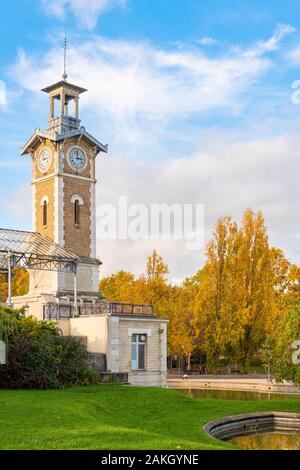 Frankreich, Paris, Georges Brassens Park im Herbst Stockfoto