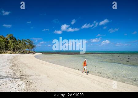 Mauritius, Rodrigues, Wanderung von Pointe Coton zu Mourouk Stockfoto