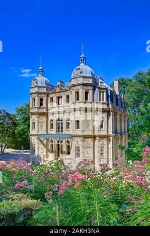 Frankreich, Yvelines, Port-Marly, das Schloss von Monte-Cristo gebaut für Alexandre Dumas Stockfoto