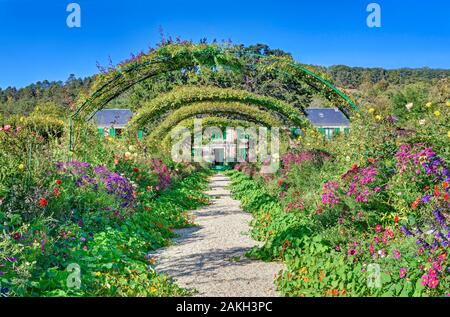 Frankreich, Eure, Giverny, Claude Monet Foundation, Clos Normand Gärten Stockfoto