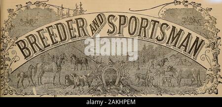 Züchter und Sportler. Für den VERKAUF VON ALLEN HÄNDLERN IN Munition. SAN FRANCISCO, Samstag, November 21, 1885. Stockfoto