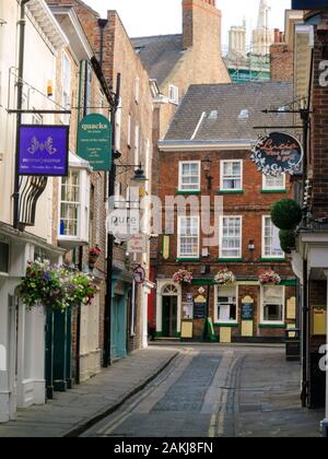 Grape Lane York Yorkshire England Stockfoto