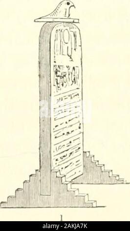 Eine zweite Serie der Sitten und Gebräuche der alten Ägypter, einschließlich ihrer Religion, Landwirtschaft, & cDerived aus einem Vergleich der Gemälde, Skulpturen und Denkmäler noch vorhandenen, mit den Konten der antiken Autoren. ut.de. s. 8. II Plut. de ist. S. 52. t Horapollo, ich. 317.** Suidas, voc. JlpiaTros. CHAP. xrri. Aufgaben des Horus. 401 mit Priapos, kann nur ein Charakter givenhim in einem späten Zeitraum gelten; eine Instanz * Die occursat Dendera in Skulpturen der römischen Zeit. Butthese sind wenig Autorität unter Beachtung der realforms der ägyptischen Gottheiten; mehrere innovationsin Stockfoto