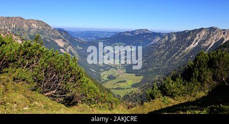 Der Schrecksee ist ein Bergsee in den Alpen Stockfoto