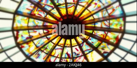 Farbe Abstraktion. Hintergrund von mehrfarbigen Streifen. Farbe Abstraktion. Hintergrund von mehrfarbigen Streifen. Stockfoto