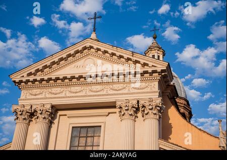 Chiesa di San Rocco all'Augusteo oder Kirche Saint Rocco am Ufer des Tiber in Rom, Italien Stockfoto