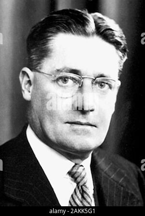 Howard Walter Florey, Baron Florey, (1898-1968), australische Pharmakologe und Pathologen, der den Nobelpreis für Physiologie oder Medizin 1945 gemeinsam mit Sir Ernst Kette und Sir Alexander Fleming für seine Rolle in der Entwicklung des Penicillins. Stockfoto