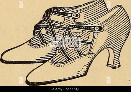 Lasall verlässt. Vol.xxxxix Nr. 4 März, 1924 ICH LASALL BLÄTTER C&. UbVe * Co.Estahlished 1 & 41*r ABEND HAUSSCHUHE Super Brokat aus Gold und Silber, seltene filterstreifen und satins der schimmernde Glanz, Dekorationen von Schaumwein und originalbeauty, stellen die Gegenwart zeigen, ofI. Miller Abend Hausschuhe eine offascinating Attraktion. Kubanische, Baby Louis oder Vollständige spanische Heels Preis von $ 12.50/. Miller Kreationen ausschließlich an C.F. Hoveys, Boston, Mass. Jane Tooher Sport Kleidung 711 Boylston StreetBOSTON GYMNASIUM GARMENTSMADE ZU MESSEN offizieller Ausrüster für LASALL SEMINAR ERWÄHNEN DIE BLÄTTER LASALL der S BLÄTTER Stockfoto