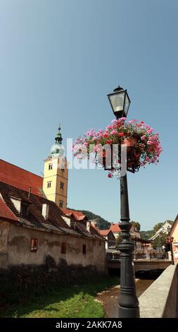 Meine schöne Heimatstadt Samobor, Kroatien Stockfoto