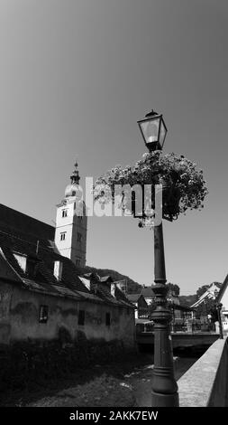 Meine schöne Heimatstadt Samobor, Kroatien Stockfoto