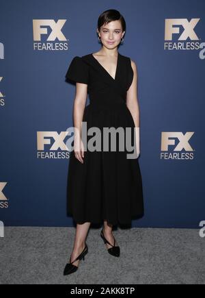 Pasadena, CA - 09 Januar, 2020: Cailee Spaeny besucht die FX Networks Star Walk Winter Presse Tour 2020 im Langham Huntington Stockfoto