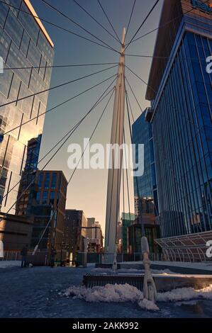 Denver Millennium Bridge Stockfoto