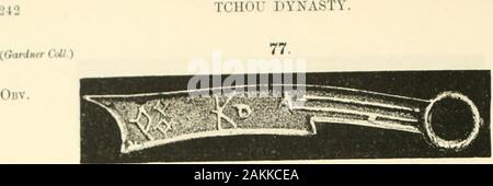 Katalog der chinesischen Münzen aus der siebten centBC. Zu AD 621 einschließlich der Serie in der Britis Museum. Ist! Lii (hir^,). (Ciirreucy) ofTsi. Stockfoto