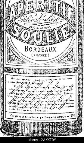 Boletín Oficial de la República Argentina 1906 1 ra sección. Stockfoto