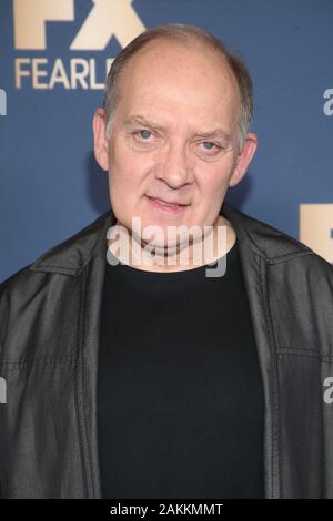 In Pasadena, Kalifornien. 9 Jan, 2020. Zach Grenier am FX Networks Star Walk an TCA an diedie Langham Huntington in Pasadena, Kalifornien am 9. Januar 2020. Credit: Faye Sadou/Medien Punch/Alamy leben Nachrichten Stockfoto