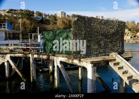 Saône Kais, Perrache Bezirk, Lyon, Frankreich Stockfoto