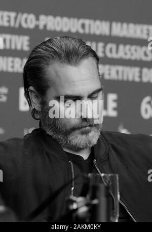 Februar 20th, 2018 - Berlin Joachin Phoenix Die "Mach dir keine Sorgen, er wird jetzt nicht zu Fuß' Pressekonferenz während der Berlinale 2018 Stockfoto