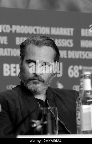 Februar 20th, 2018 - Berlin Joachin Phoenix Die "Mach dir keine Sorgen, er wird jetzt nicht zu Fuß' Pressekonferenz während der Berlinale 2018 Stockfoto