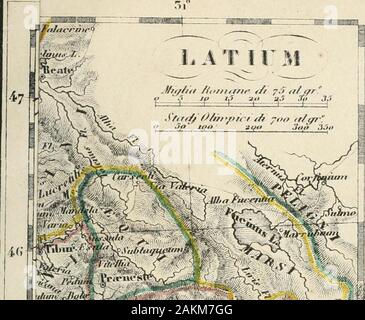 Storia dell'Italia antica. ove e Giunone. . 743 Giano 745 Tempio di Giano Quadrifronte 746 Strenne pel Capo danno.... 747 Augure, auspicj extipicio pullari, 750 PG. Sibilla 752 Grecostasi 753 Sacrifizio di Famiglia 756 Cerimonia funebre 758 Szene e trastulli campestri. . 759 Sposi uniti da giunone Luga. 762 La filatrice 763 Imagini di Roma e di Angerona 766 La fede Romana in Moneta di Locri 767 Edili plebei 784 Il Monte Sacro 785 Tempio della Fortuna muliebre 793 Porta Carmentale 808 Medaglia dei Fabii 809 Veduta del Luogo in Cui av-venne La disfatta dei Fabii. 810 Rócca di Tuscolo 826 Mura-d Stockfoto