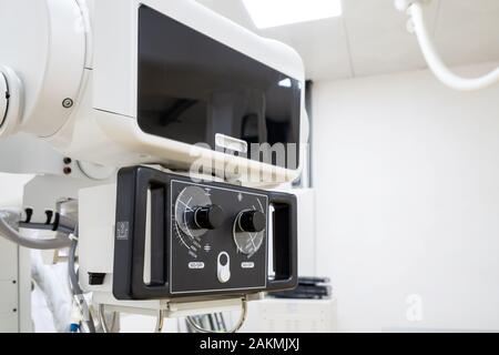 Krankenhaus X-Ray Maschine für Durchleuchtung Stockfoto