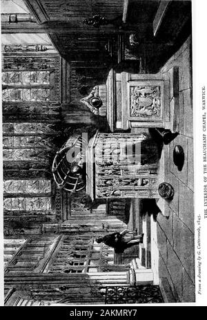Schloss Warwick und seine Earls: von Sachsen bis in die Gegenwart. ) Und drewthem auf einem Hügel; aber die Franzosen, die aus muchworn waren, zog in die Stadt, und während der nightthe Earl marschierten einige der englische Begriff andie Schloss von Landon, einige von Nemours und sonst-wo. Der Graf trat dem Regent in Paris. Im Jahre 1428, wie wir aus der gleichen Quelle sammeln, itwas beschlossen, dass die Grafen von Warwick sollten besiegePontorson und der Earl of Suffolk invadeBrittany sollte. Ihre Armeen waren gut mit allnecessaries zur Verfügung gestellt. Die P2arl von Warwick, den Angriff in der üblichen Weise, erste ziehen Stockfoto